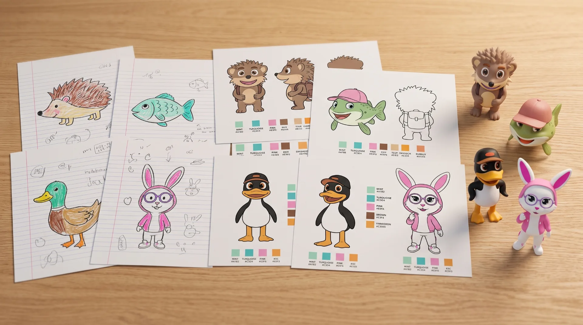 Diseño de mascotas corporativas terapéuticas en 360 grados