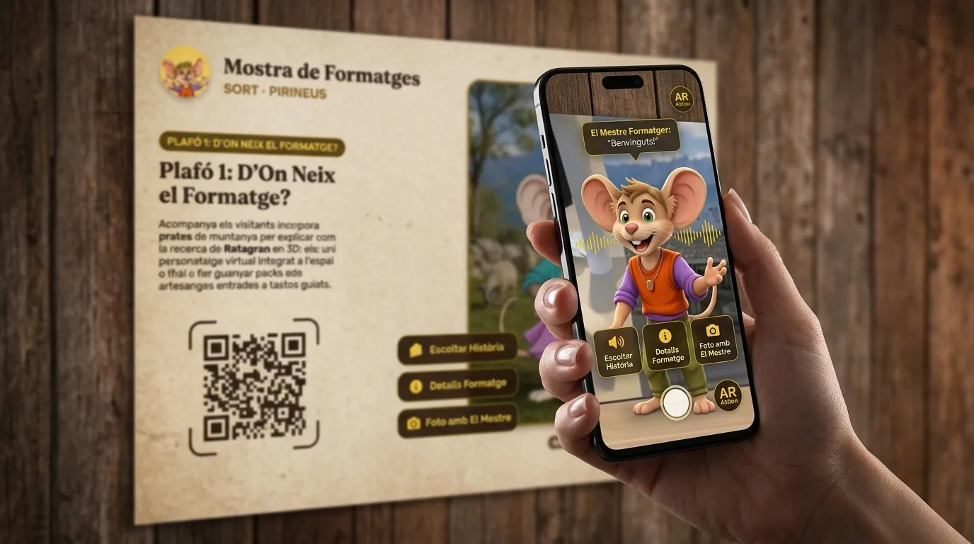 Cartelería interactiva con realidad aumentada nativa