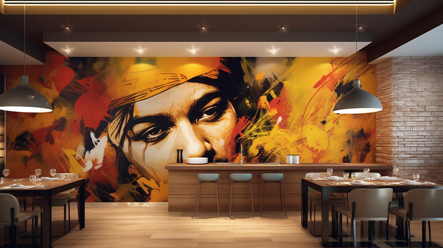 Mural Restaurante Chef Hyper Realista - Suite of Art